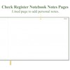 Heveboik Check Registers for Personal Checkbook - 7" x 10"