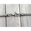 Stainless Steel Chain Charms Thurcolas Manhattan Model with Clover Pendant