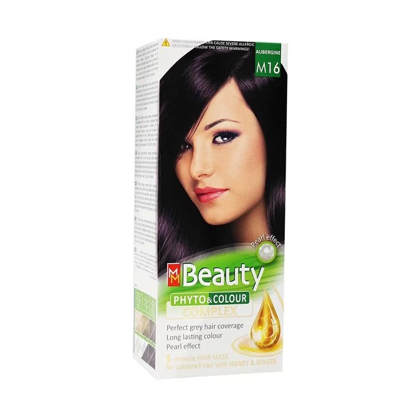 MM Beauty Permanent Hair Colour MM Beauty Phyto & Colour 125g - No. M16 Aubergine