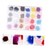 Baluue 24pcs Detachable Fluffy Nail Art Stickers 3D Manicure Ornament