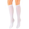 Piarini Dirndl Stockings Women's Long Costume Knee Socks with Crochet