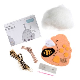 Trimits Felt Decoration Kits, 10 x 10cm, Bee Hive