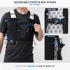 BLACK ORCA Running Vest for Women Men Hydration Vest with