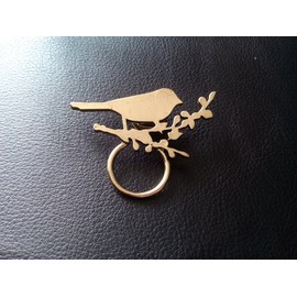 NOUMANDA Lovely Bird on the Branches Strong Magnetic Eyeglass Holder Brooch Pin