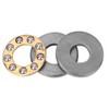 10 Pcs Thrust Ball Bearings Miniature High Precision Flat Steel