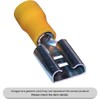 Yellow Female Spade Terminals & Connectors 9.5MM Pack of 50