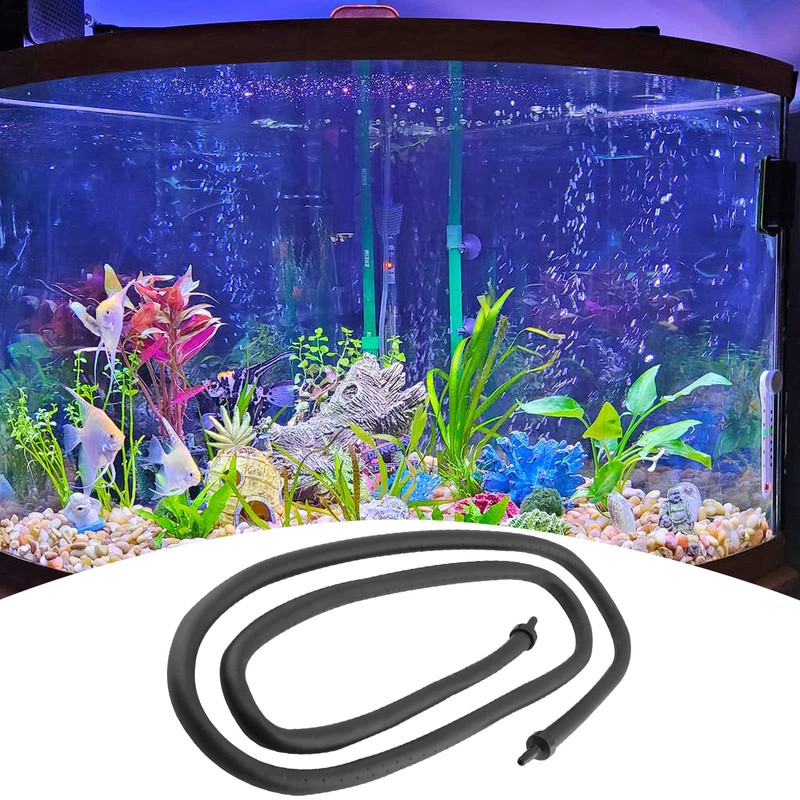 Uenhoy 3.93ft (120cm) Bendable Air Curtain Bubble Hose for Fish