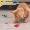 letcdfer Pack of 6 Mini Beetle, Cat Toy, Interactive Beetle,