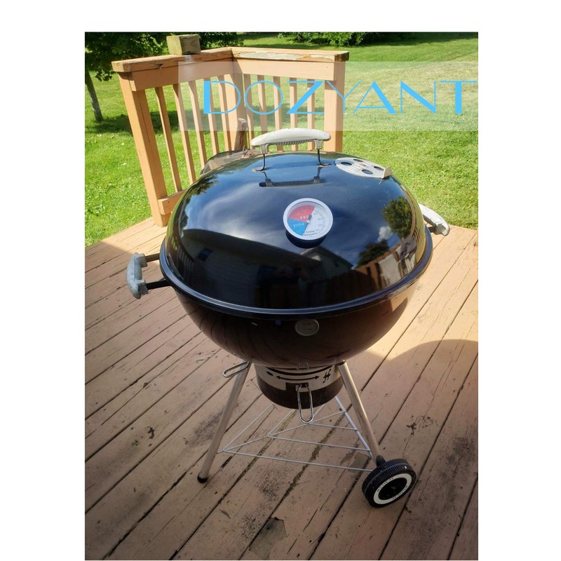 3 inch Charcoal Grill Temperature Gauge, Accurate BBQ Grill Smoker