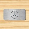 Amel Mercedes- Simulated Brushed Print Plate Vehicle License Plate Auto