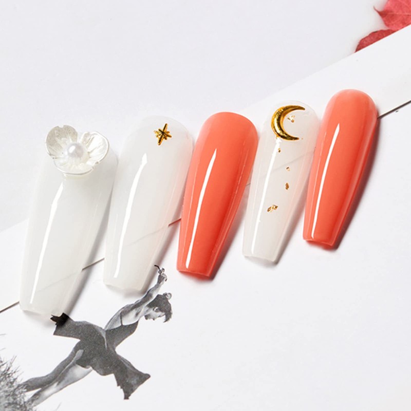 Pack of 500 False Nails Nail Tips, Acrylic False Artificial
