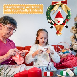 Wendergo 12x 10g Acrylic Yarn Knitting Wool Crochet Yarn, Ideal for Beginners, Kids Crafts, Small Projects