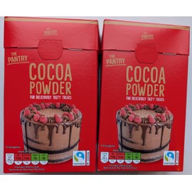 Cocoa Powder, 2 x 250g, Fairtrade, for Baking & Hot Drinks