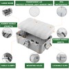 Flemoon Large Outdoor Electrical Box with Transparent Lid, IP54 Waterproof