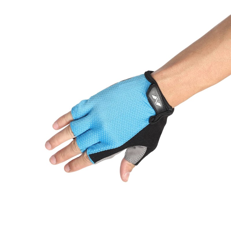 Nivia Python Sports Gloves, (Sky Blue, Size - Large) |