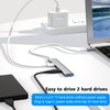 Wowssyo USB Hub USB 3.0 Splitter 4-in-1 USB Adapter USB