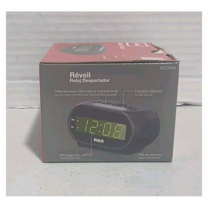 RCA RCD20A Digital Alarm Clock