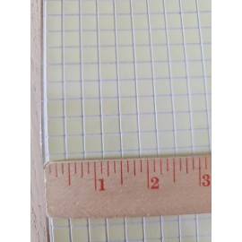 JR Enterprises 3-D Reproductions Dollhouse Miniatures Tile Floor Wall Yellow