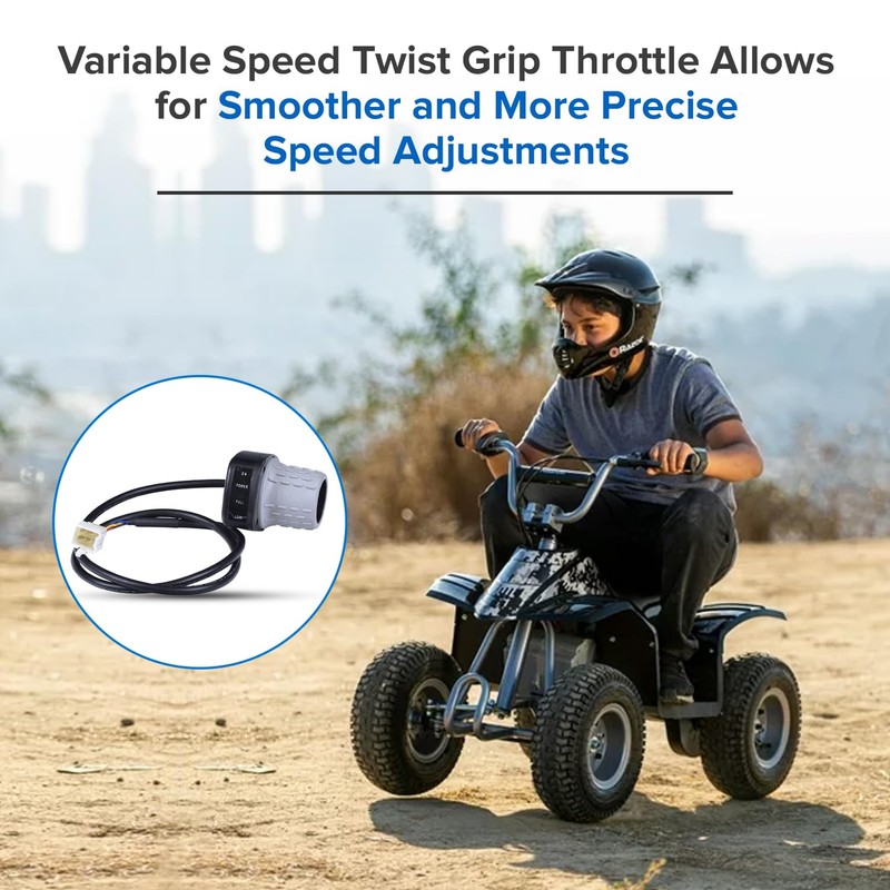 AlveyTech AlveyTech 6-Wire Twist Grip Throttle for the Razor Dirt