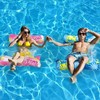 Swim Ring Float, Leaf Pattern Float, Water Hammock, Strong Buoyancy,