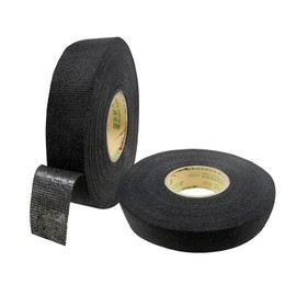 DXNQ 2 PCS Wire Harness Cloth Tape, 19mm×15m Velvet Wear-Resistant Protective Electric Tape, Strong Adhesive Cloth Tape for Vehicle Electrical Engine Noise Dampening Insulation