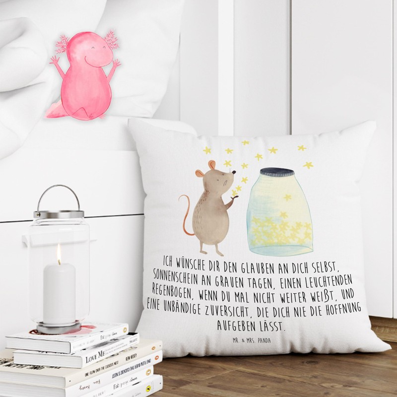Mr. & Mrs. Panda Seat Cushion Mouse Stars - Gift,