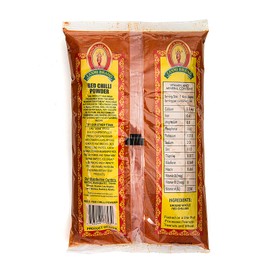 Laxmi Ground Red Chili Powder 14 oz., Traditional Indian Cooking Spices