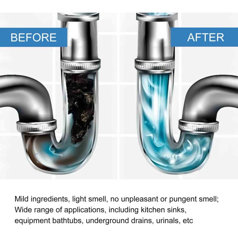 Agente De Desbloqueo De Tuberías, Tabletas Efervescentes, Pr