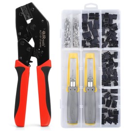 JRready ST6544 Micro-fit 3.0 4pin 6pin Connector Kit Crimper Pin Removal Tool Electrical Power Wire Crimps Contact 20-24AWG Standard Molex 3.0mm Pitch Connectors
