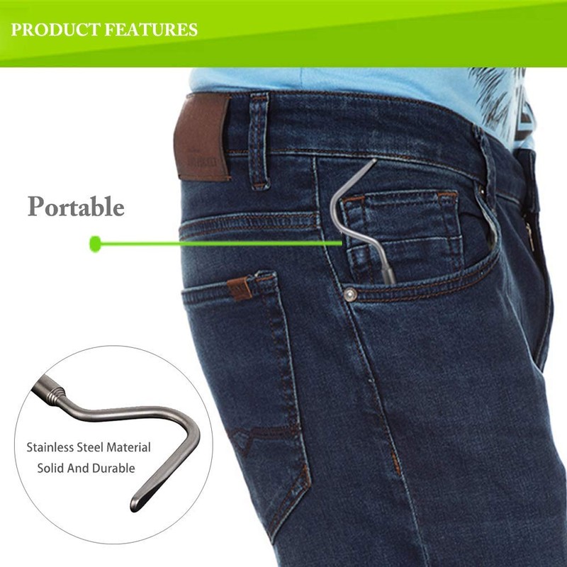 V-CHEETONG Extendable Snake Hook Reptile Corn Snake Ball Python Rattlesnake