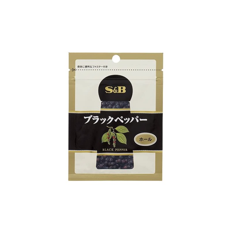 S&B Black Pepper (Hole) 1.2 oz (35 g) x 10