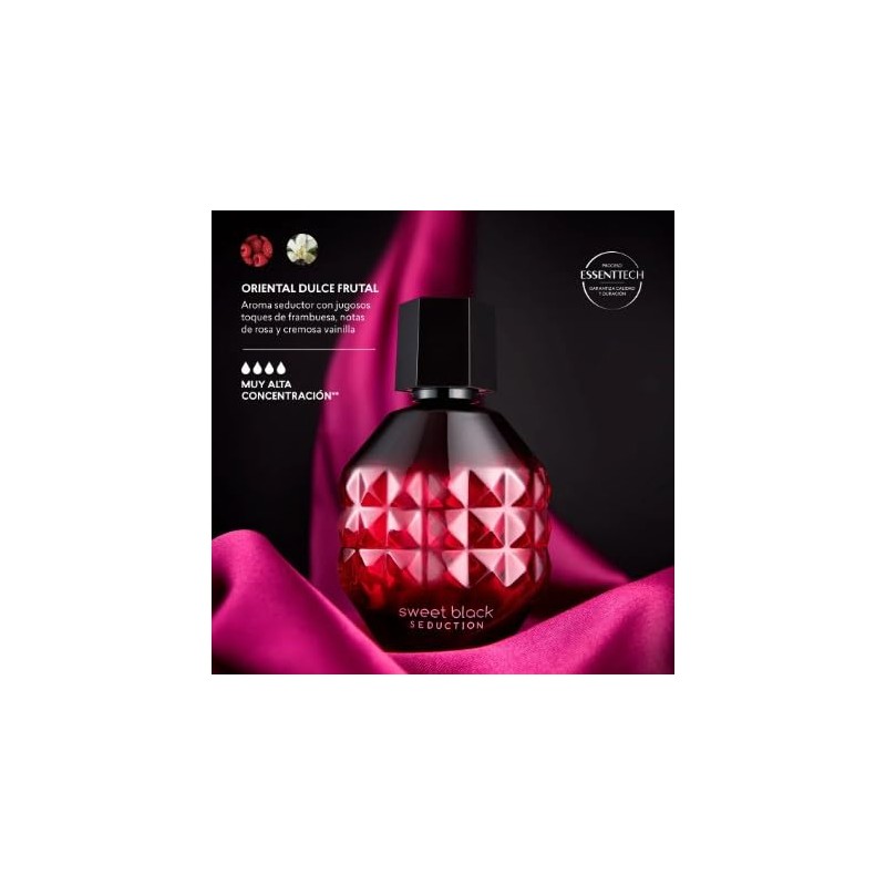 Sweet Black Seduction Eau De Parfum/Colonia Femenina 50 ml /