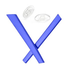 Mryok - almohadillas para orejas de repuesto para anteojos de sol Oakley Splinter, Azul, Talla unica