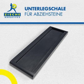 Zische Lower Bowl for Grinding Stones – Sharpening Stone Holder Compatible with Sharpening Stone and Whetstone 200 x 50 & 200 x 60 – Grinding Stone Holder Made of Plastic