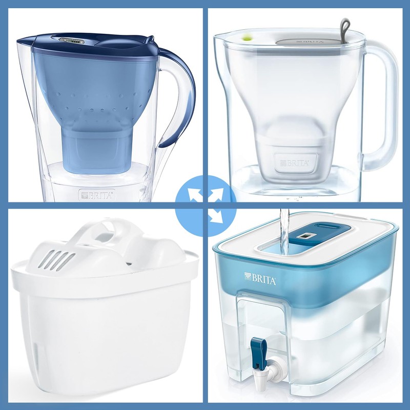 Watus Water Filter Cartridges, for Brita Maxtra and Maxtra, for