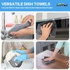 KinHwa Microfiber Dish Cloths for Washing Up Drying Towels Waffle