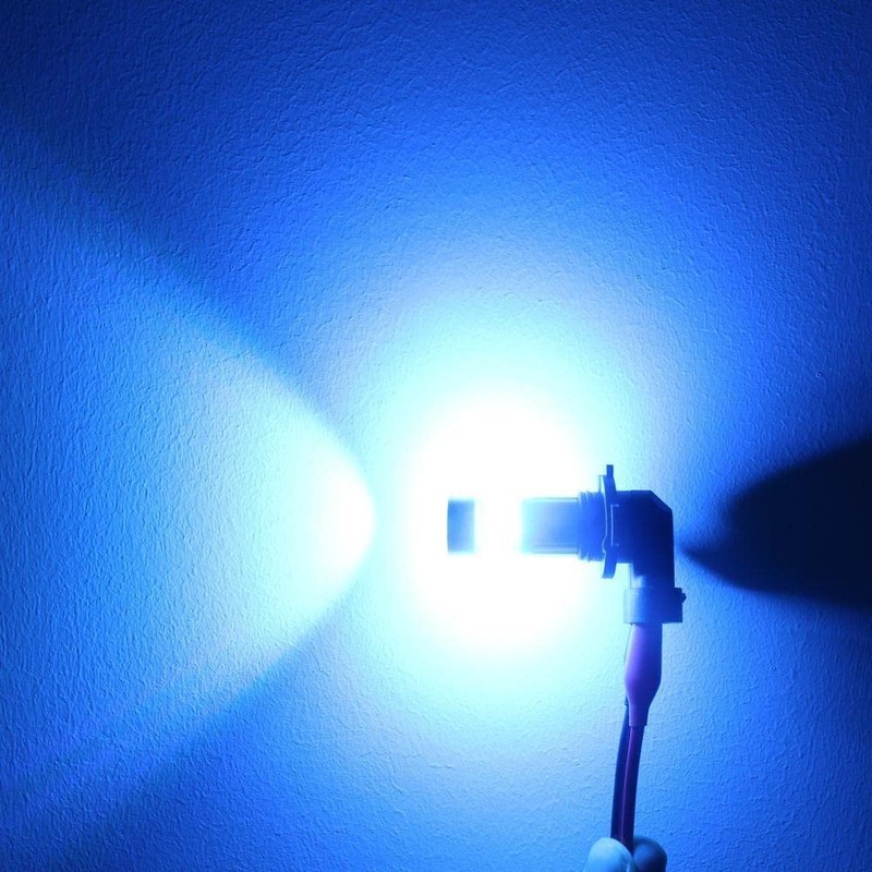 Alla Lighting H8 H16 H11 LED Fog Lights Bulbs, 8000K