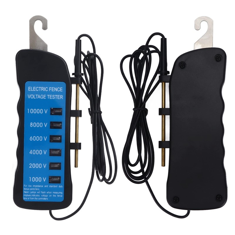 Electric Fence Voltage Tester, Digital Electric Fence Fault Finder, High