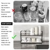 HZBL-LP 2-Tier Space-Saving Drain Rack with Removable Tray, Cup Storage