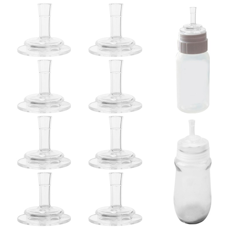 8pcs Nipples for NUK Sippy Straw Cup, Silicone Reusable Baby