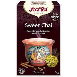 Case of Yogi Tea Sweet Chai Organic Tea 17 Tea Bags