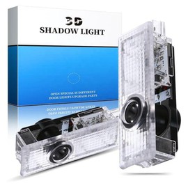 Sylswx 2 Stück Autotür Licht Projektor Türbeleuchtung Anwendbar auf 1 2 3 4 5 6 7er M GT X1 X3 X4 X5 X6, Türprojektoren Einstiegsbeleuchtung Unterbodenbeleuchtung Auto Zubehör