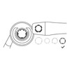 Bosch 1 x Pro Suction Hood (Diameter 115, 125 mm,