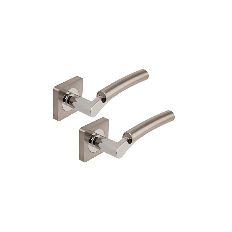 Excel Architectural DH3650-SQ Ultimo Passage Door Handles on Square Rose,