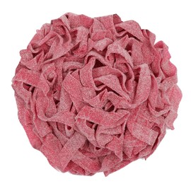 Smarty Stop Every Sour Belts Flavor Gummy Candy 1 Pound (Red Wild Cherry)