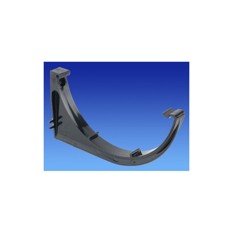 OSMA Roofline Commercial 150mm Half Round Gutter Support Bracket Black