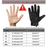 COZOME COZOME Motorcycle Gloves Motorbike Gloves Men Women Full Finger