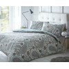 Sleepdown Paisley Teal Duvet Cover & Pillowcase Set Bedding Digital