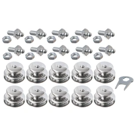 New Marine Tenax Top Parts Large + 10 Tenax Threaded Screws M5 x 10 + 1 Tenax Key Pack of 10