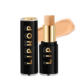 aopoka Foundation Stick, Makeup Baser, Foundation, Concealer, Natural Cover, Pore Cover, 0.3 oz (10 g), Makeup Beginner, Cosmetics, Waterproof, 6 Colors, #4 Bright